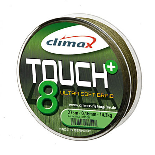 Climax Touch 8+ Plus Braid dunkelgrün 8fach geflochtene Schnur