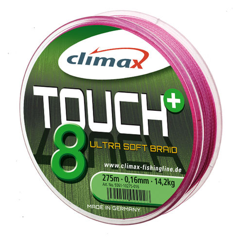 Climax Touch 8+ Plus Braid pink 8fach geflochtene Schnur