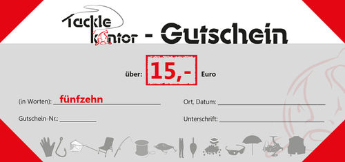 Gutschein Tacklekontor 15 Euro