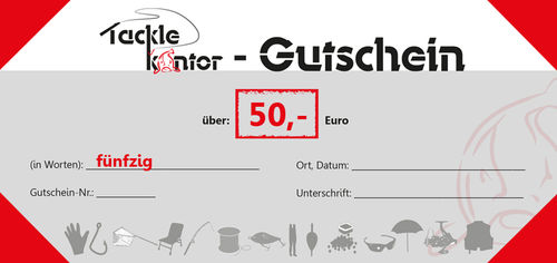 Gutschein Tacklekontor 50 Euro