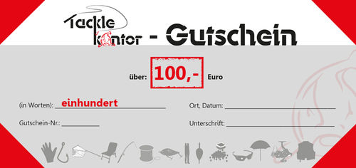 Gutschein Tacklekontor 100 Euro